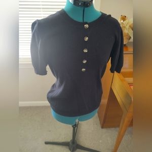 Issac Mizrahi large black sweater